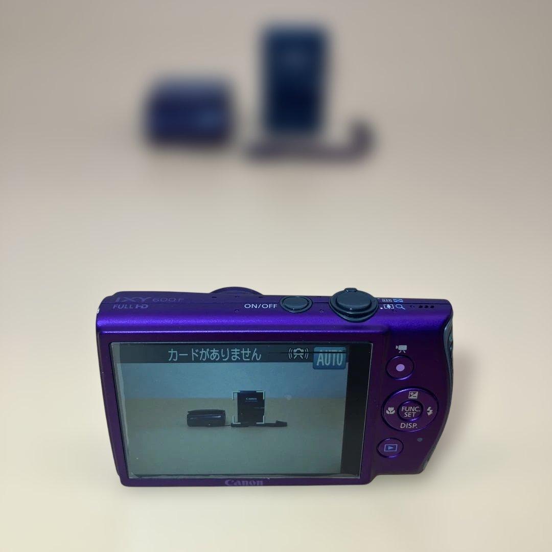 【美品】【即購入OK】Canon IXY 600F デジタルカメラ パープル