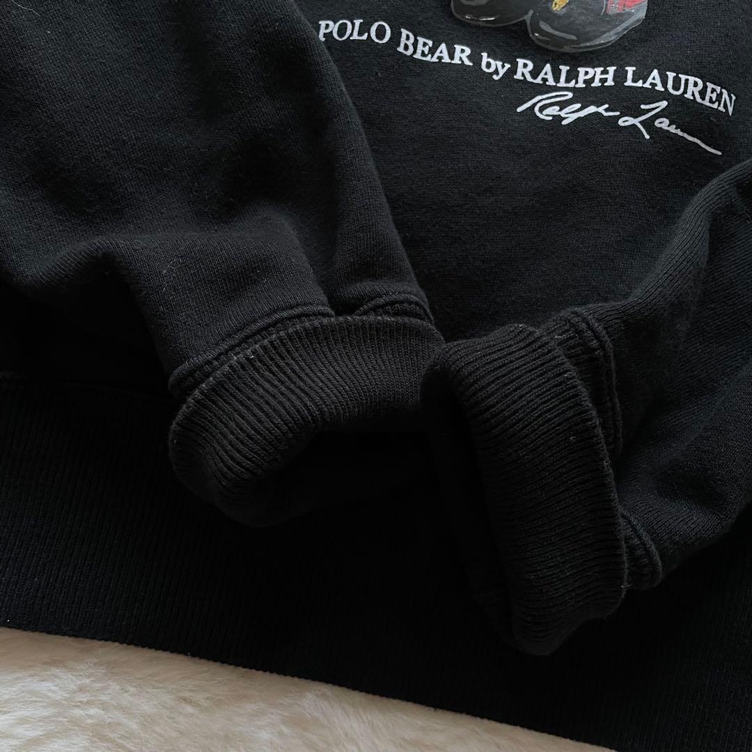 ポロラルフローレン　M ポロベアスウェット　トレーナー　 ココア　ラルフズ　黒