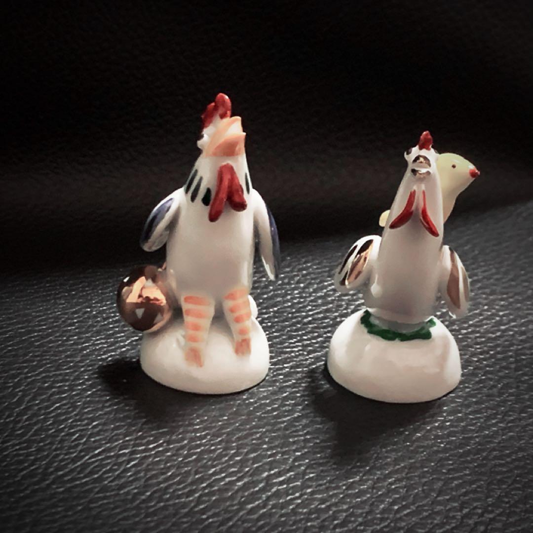 k*様 □美品☆ マイセン　手びねり　干支　鳥　酉　置物　限定　箱つき