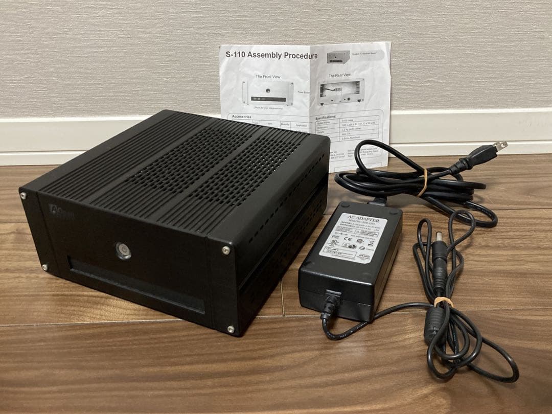 AOpen S110 Mini-ITX 小型PCケース 48W ACアダプタ付き