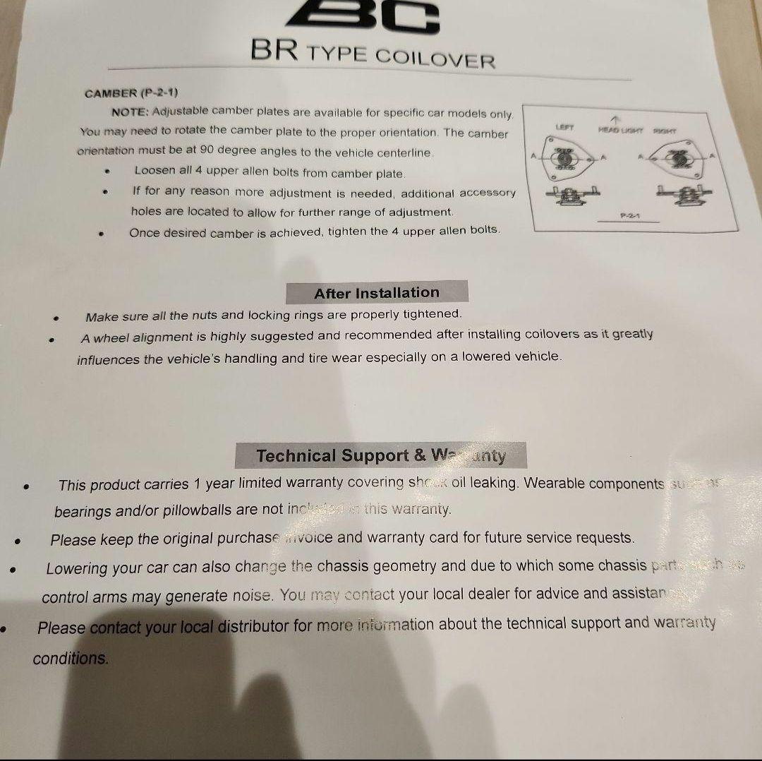 く*ん様 【新品】ルノー メガーヌRS 車高調 BC RACING BR COI