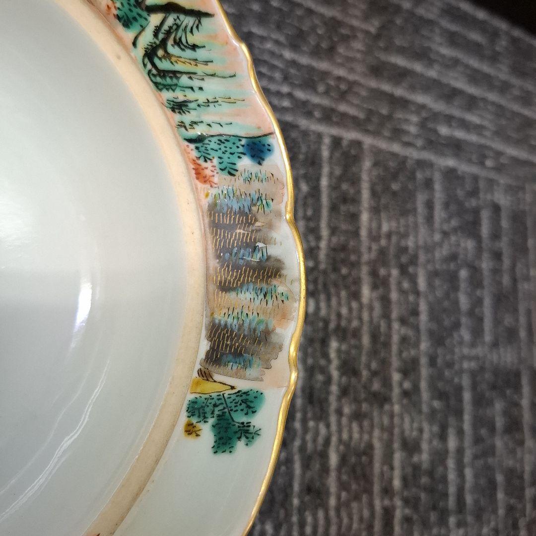 九谷焼細密菓子器（共箱付き）