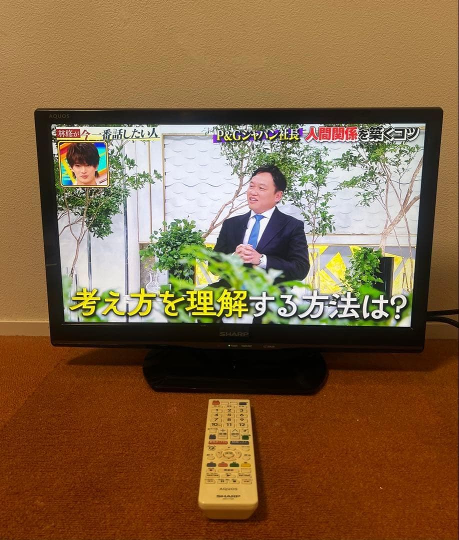 シャープ 地上/BS/110度CSデジタルフルハイビジョン 液晶テレビ 22V型