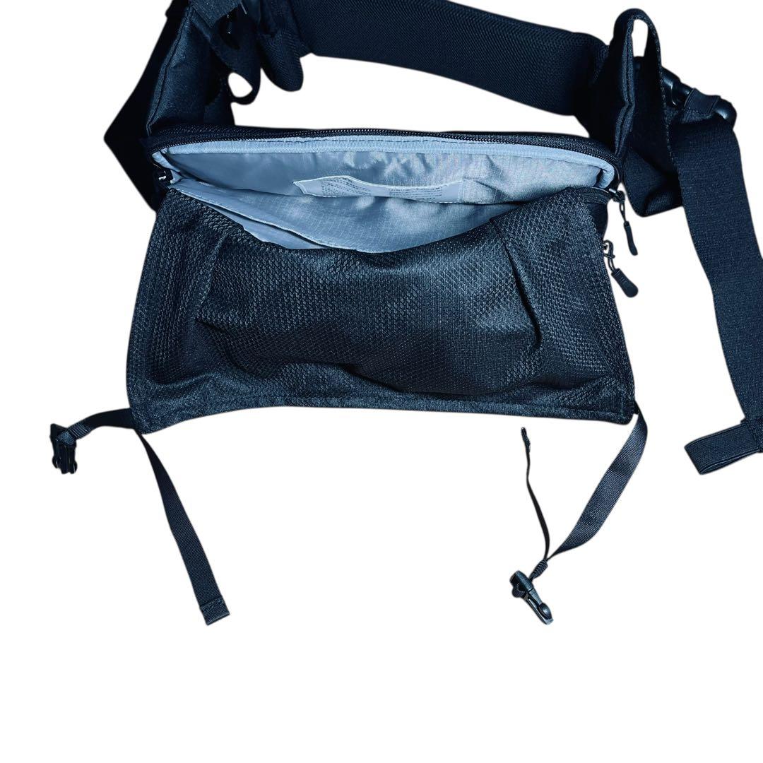 【極美品】POMULU 2WAY ヒップシート 抱っこ補助バッグ 黒