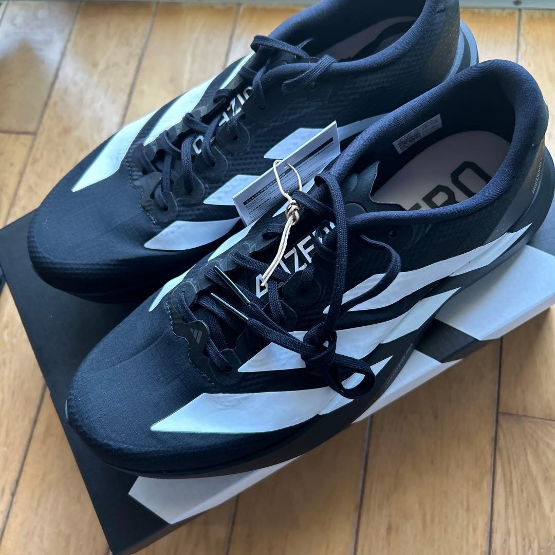 ADIZERO EVO SL WOVEN メンズ ブラック/ホワイト 26cm