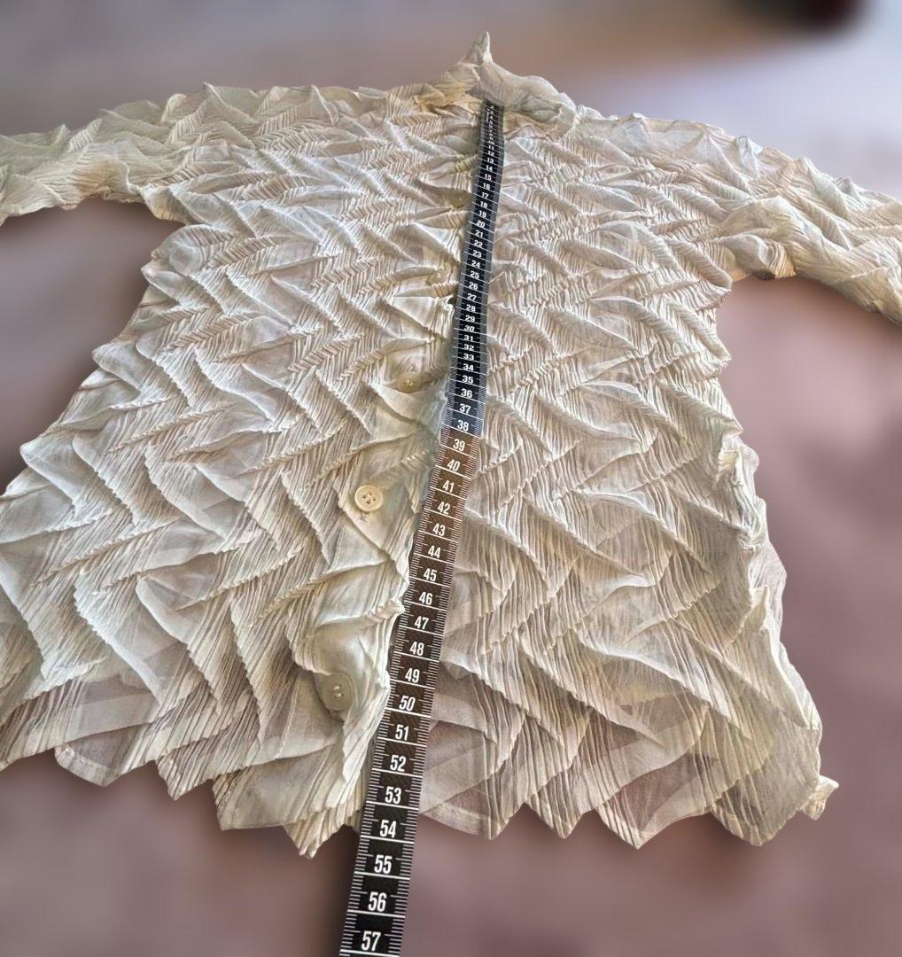 ISSEYMIYAKE　プリーツ 変形シアーシャツ