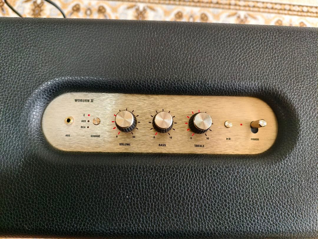 Marshall Woburnll ブラック ワイヤレススピーカー