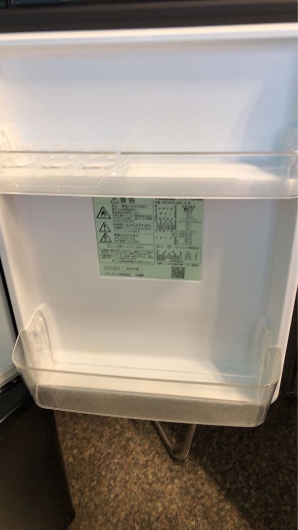 （補足説明あり）Panasonic 冷蔵庫　黒　2018年製　NR-BW14BC