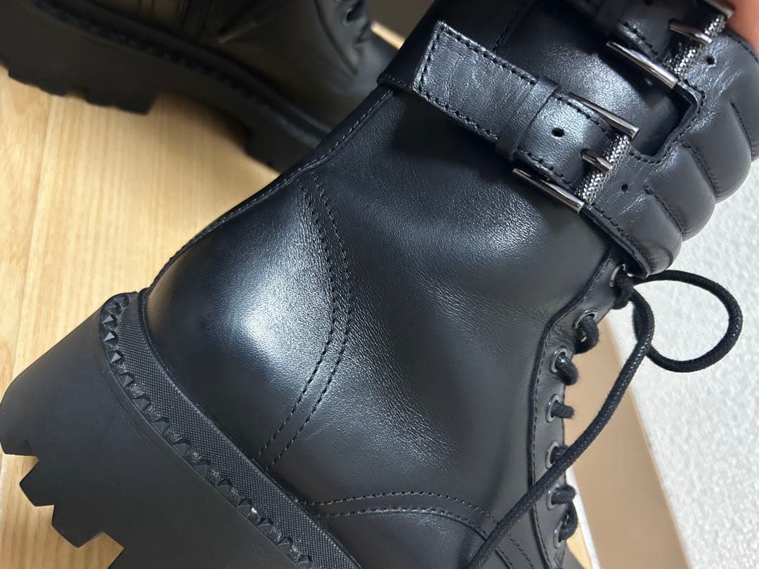 Ash gun スタッズ レースアップ ブーツ 37