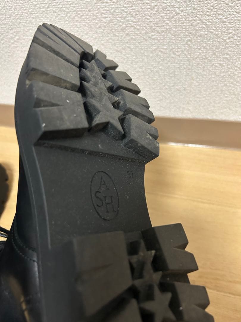 Ash gun スタッズ レースアップ ブーツ 37
