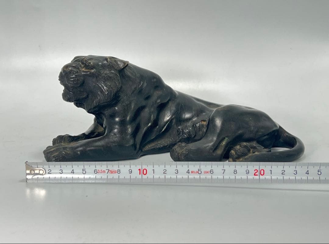 極上 古銅獅子　重さ：約2748g