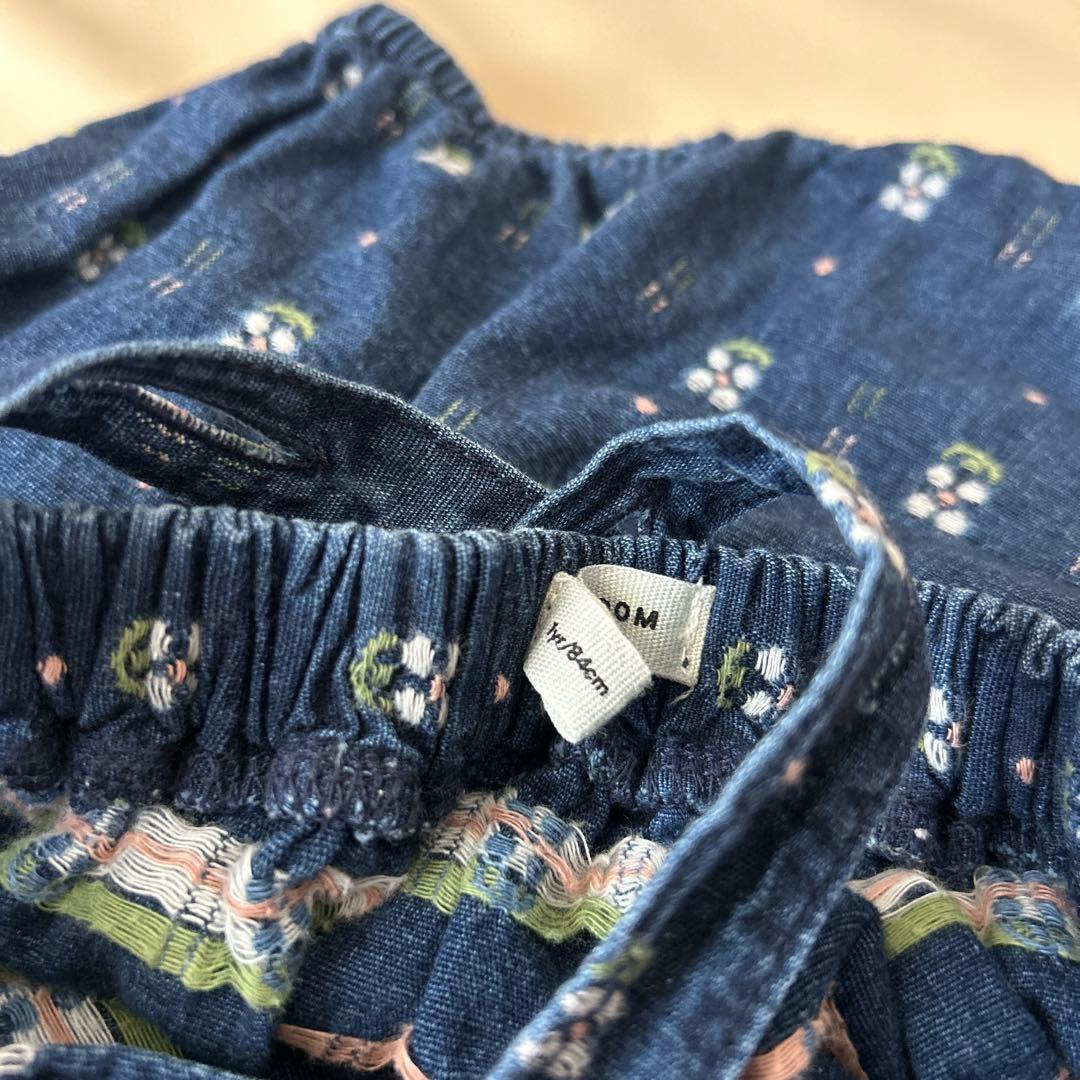 ロンパース・カバーオール soor ploom Oona Romper Embroidered Denim