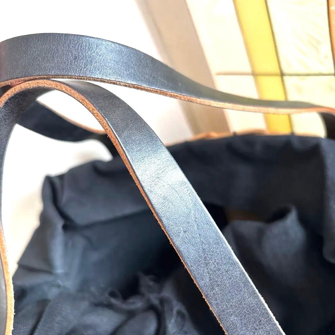 エバゴス 紅藤 レザー ハンドル　かごバック