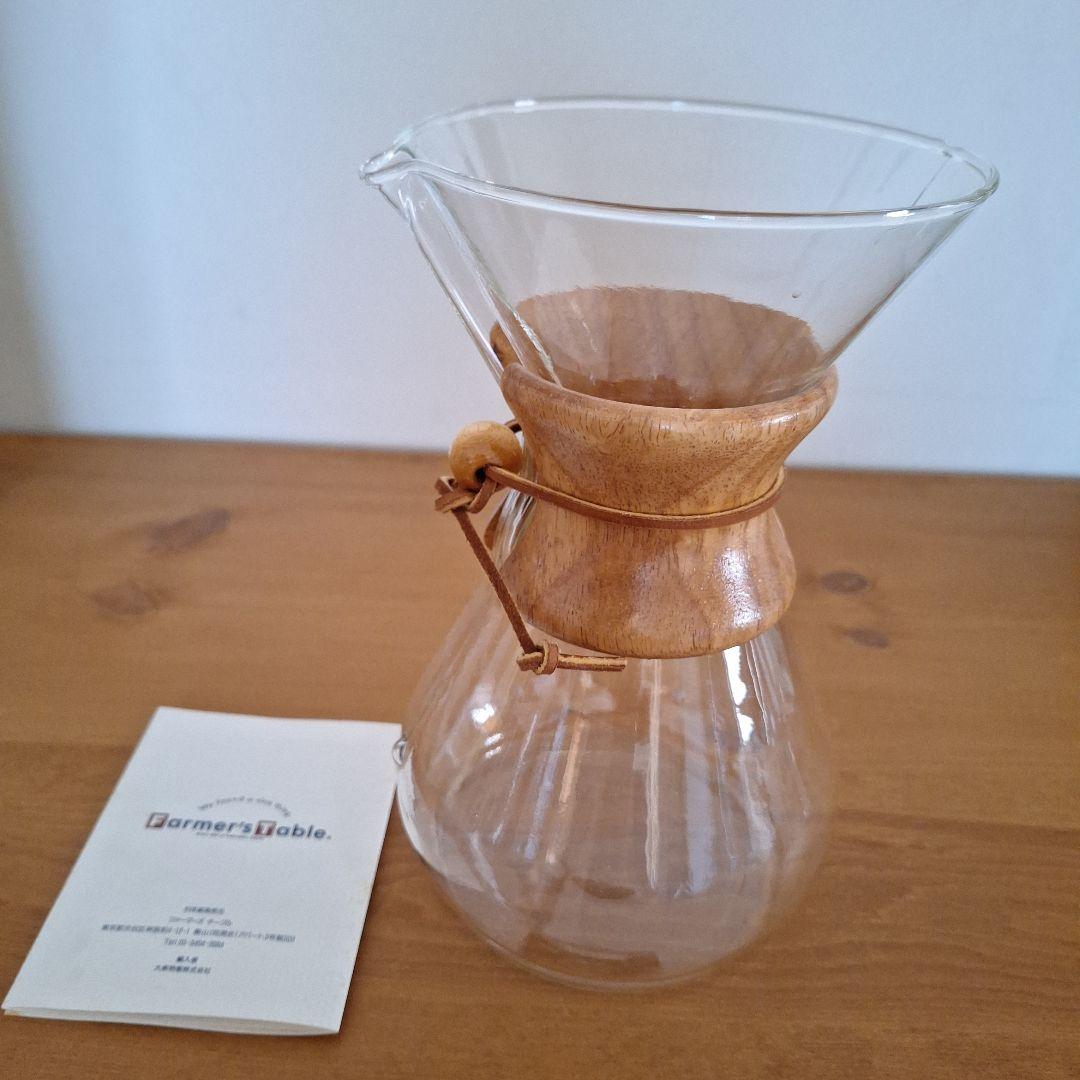 未使用品ケメックスのコーヒーメーカー( 8 カップ)とおまけ(専用フィルター)