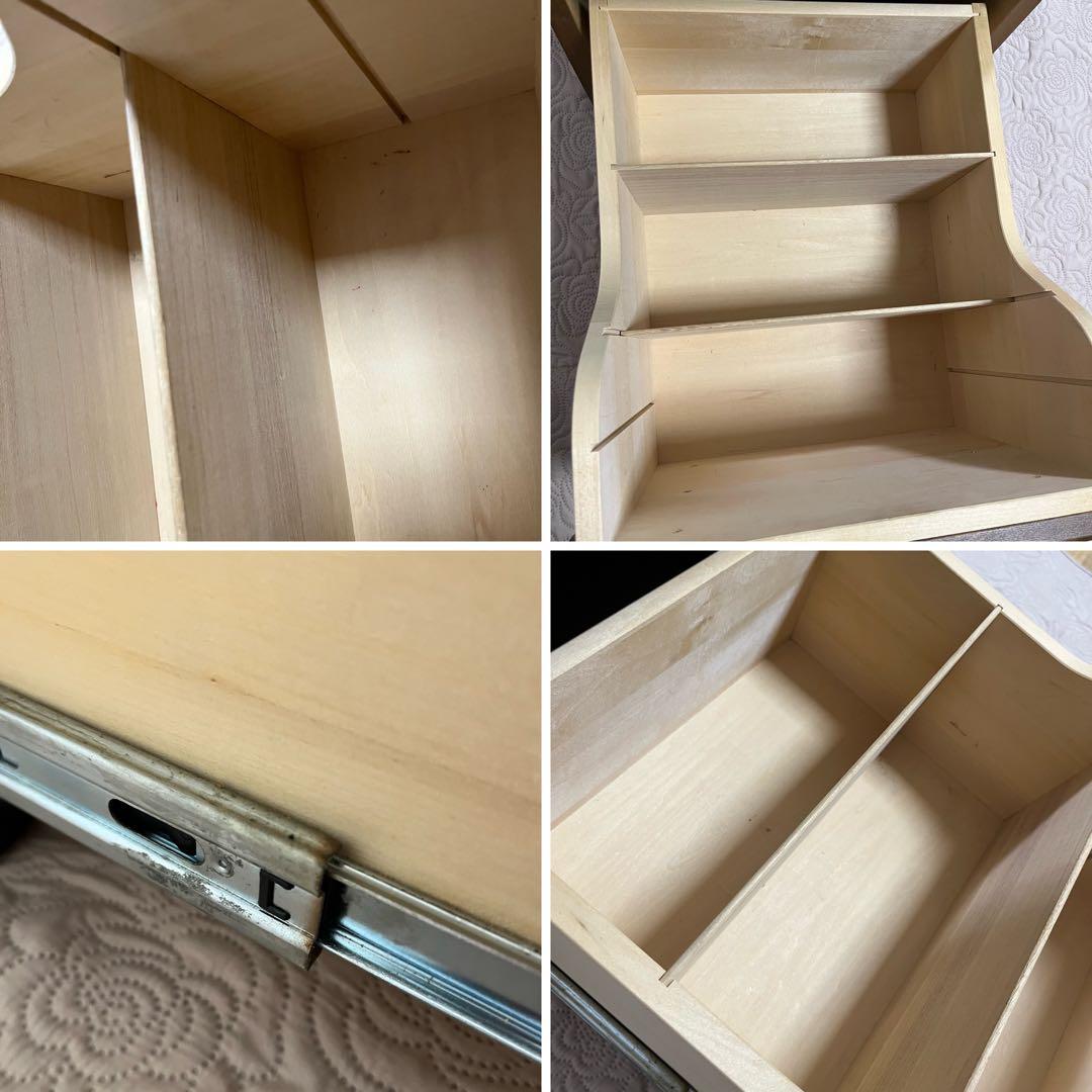 ■専用ページ■カリモク デスクワゴン 袖机 S9079 天然木 サイドテーブル