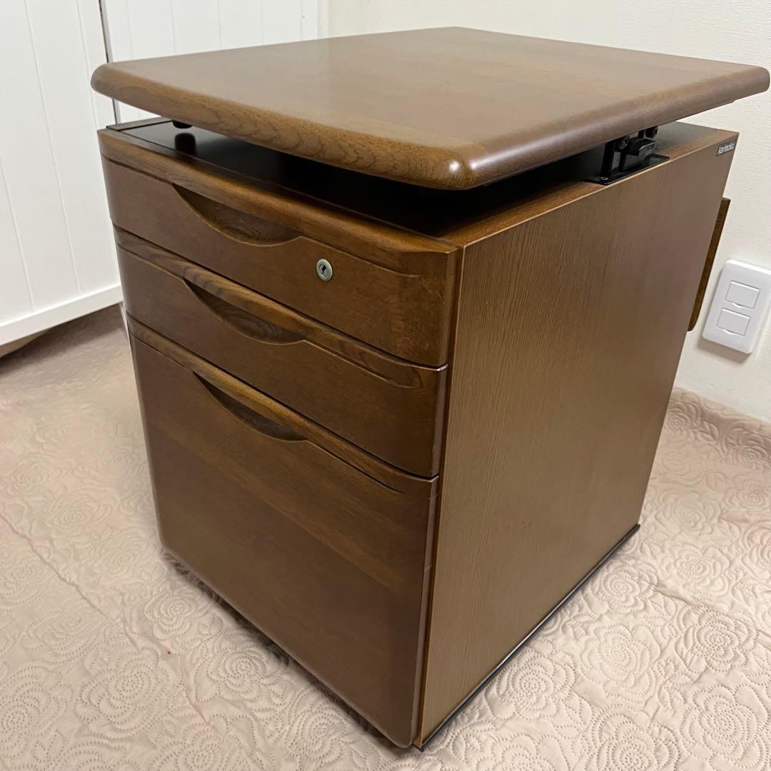 ■専用ページ■カリモク デスクワゴン 袖机 S9079 天然木 サイドテーブル