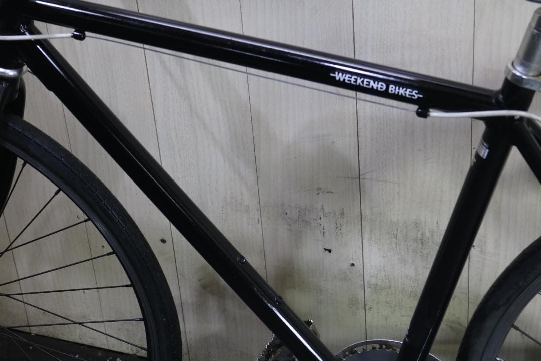 あさひ製WEEKEND アルミ 700C シマノ7速 510mm 黒 クロス