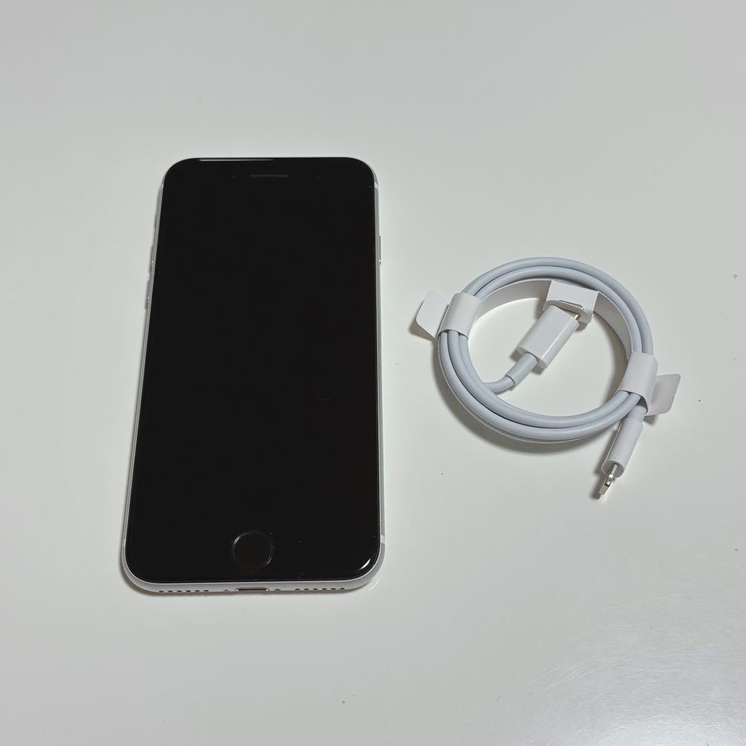 【美品】iPhoneSE第2世代128GB ホワイト