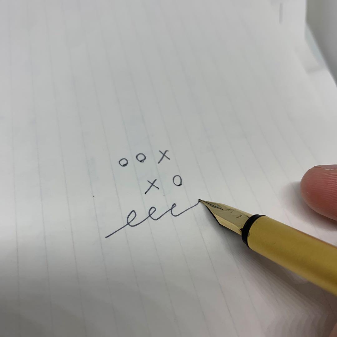 筆記確認済 MONTBLANC モンブラン 585 万年筆 ゴールド