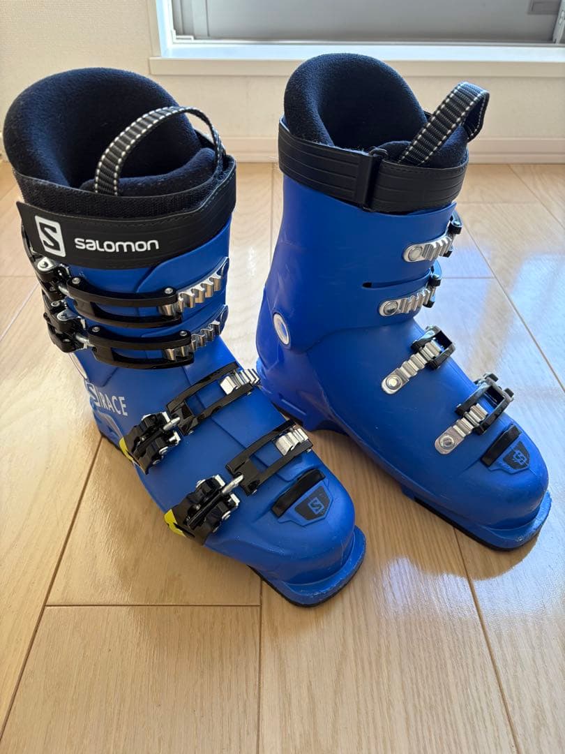 ★一時値下げ★Salomon 子ども用スキーブーツ青24/24.5㌢（285㍉）