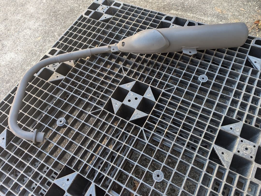 ftr223　純正マフラー