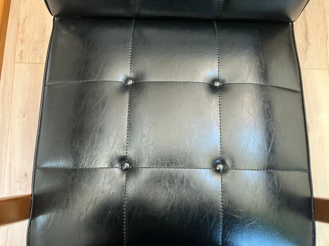 カリモク60 　Kチェア　ブラック　1人掛けソファ　ミッドセンチュリー