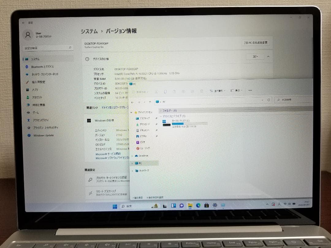 G51 Surface Laptop GO i5◆8◆SSD128GB◆12.4