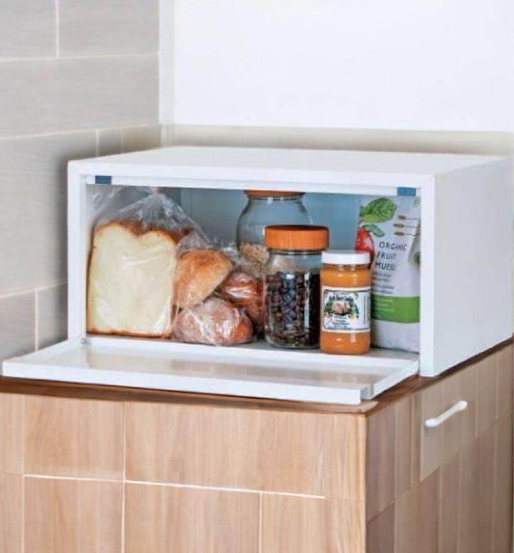 E-36351 白いトースターラック　奥行32　箱未開封品