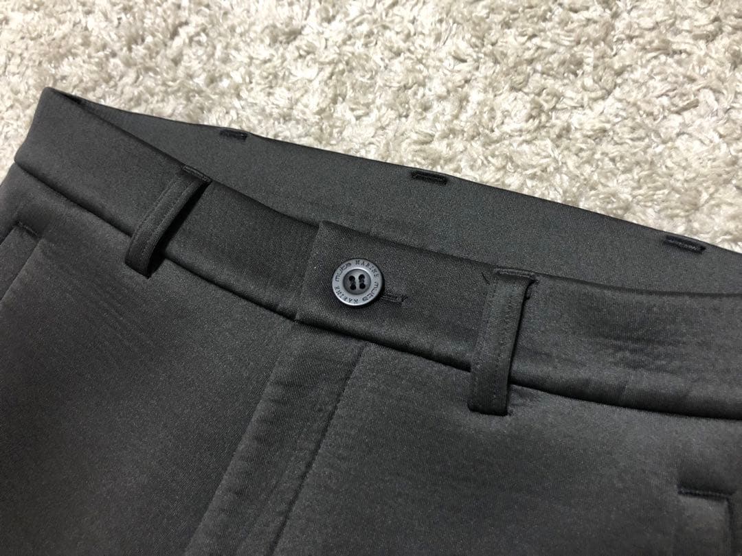 muta MARINE⚫︎ムータマリン⚫︎バック刺繍ボンディングパンツ4ブラック