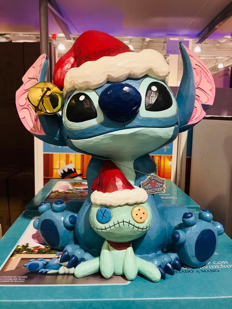 ジムショア　スティッチ　コストコ　クリスマス置物　COSTCO
