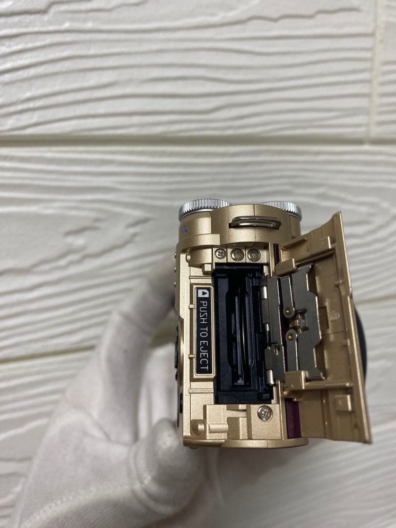 【美品】PENTAX ミラーレス一眼 Q-S1 ゴールド レザー