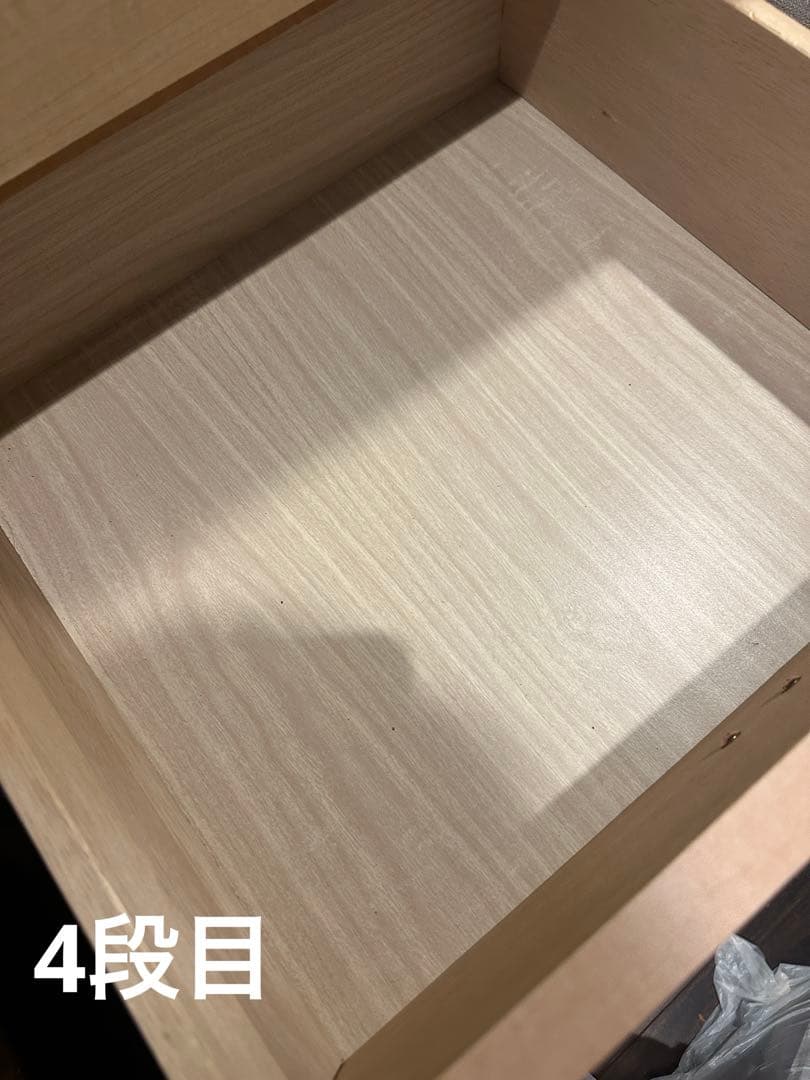 ベージュ 6段チェスト ドレッサー 洋服棚 衣類 収納 家具　箪笥