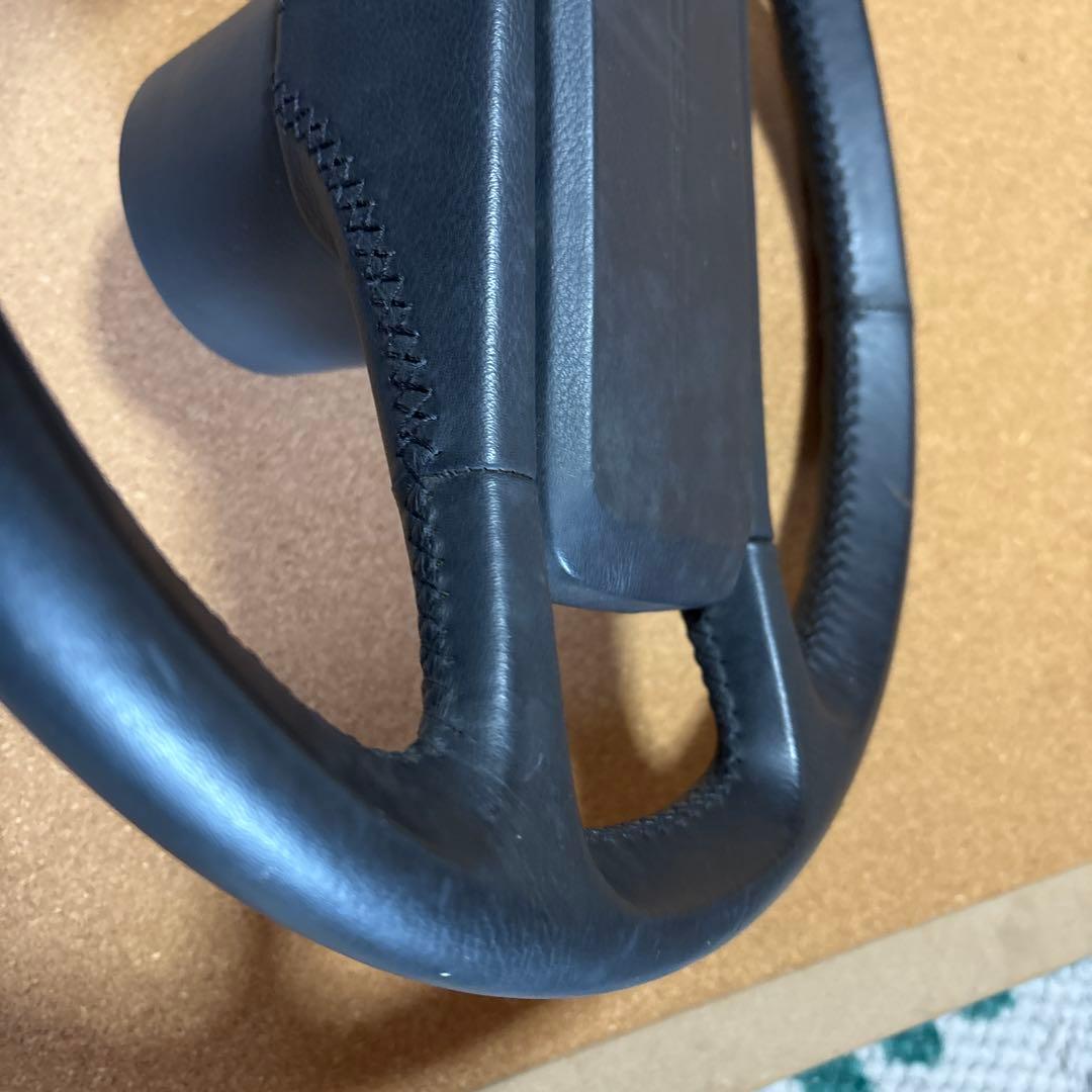 ポルシェ 90年　964 純正ステアリングホイール 黒