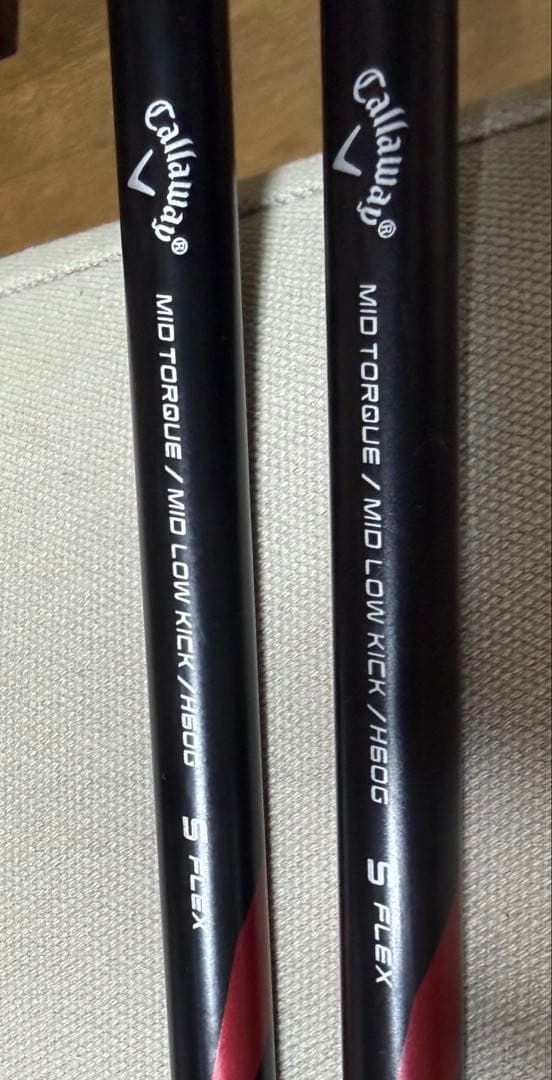 希少レフティ　左　2本セット callawayRAZR ユーティリティ4、5 番