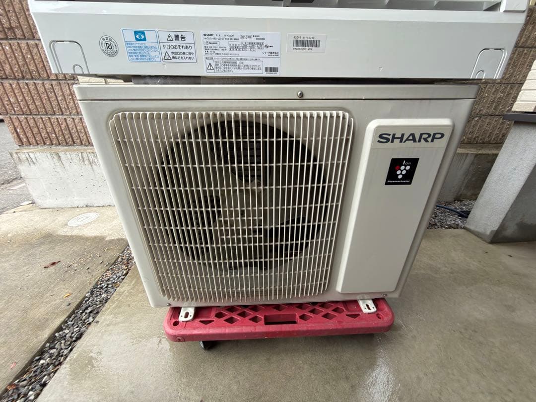 埼玉県内標準取付費込、シャープ、2018年製、6畳用、配送込