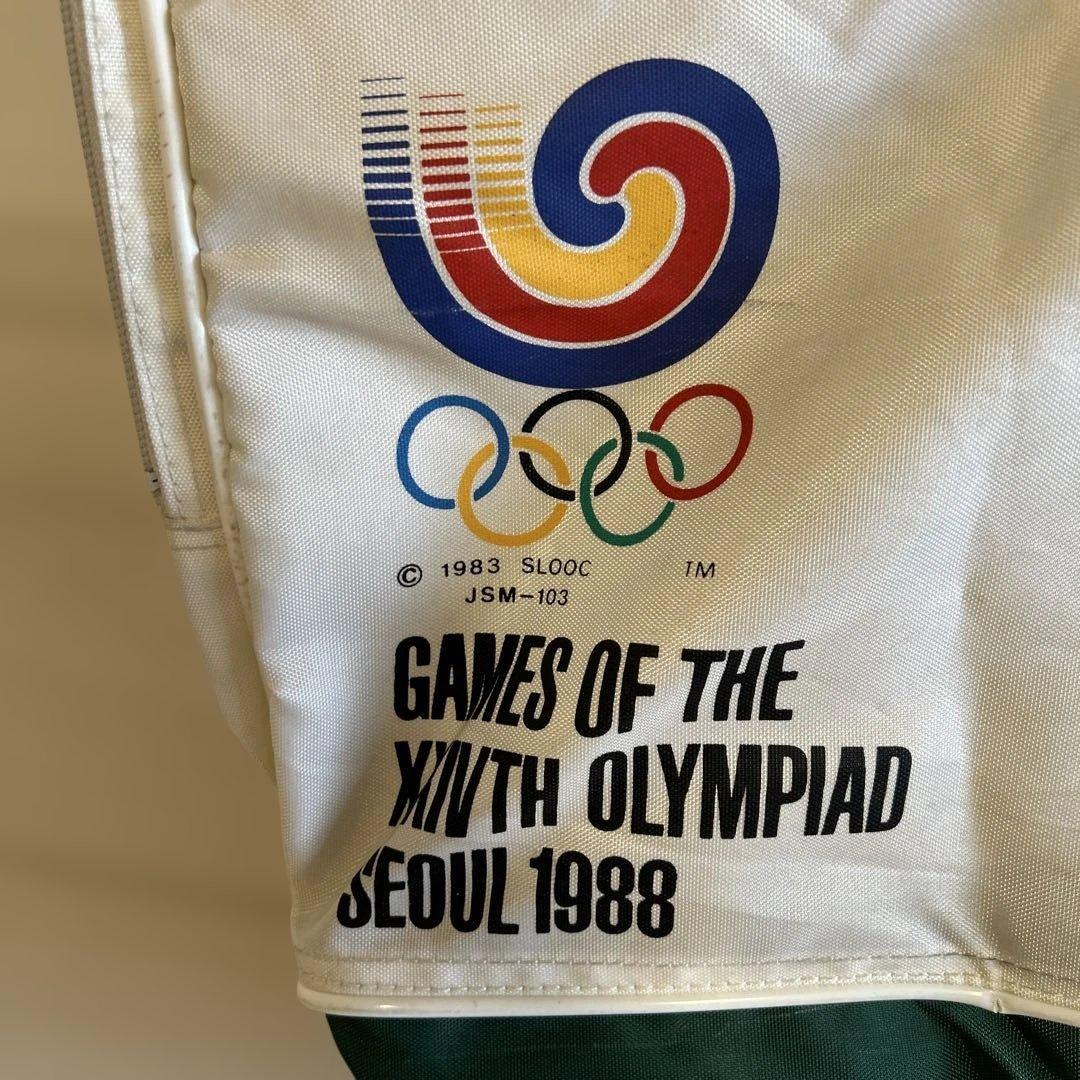 入手困難！Old adidas 80s ソウルオリンピック　ドラムバッグ