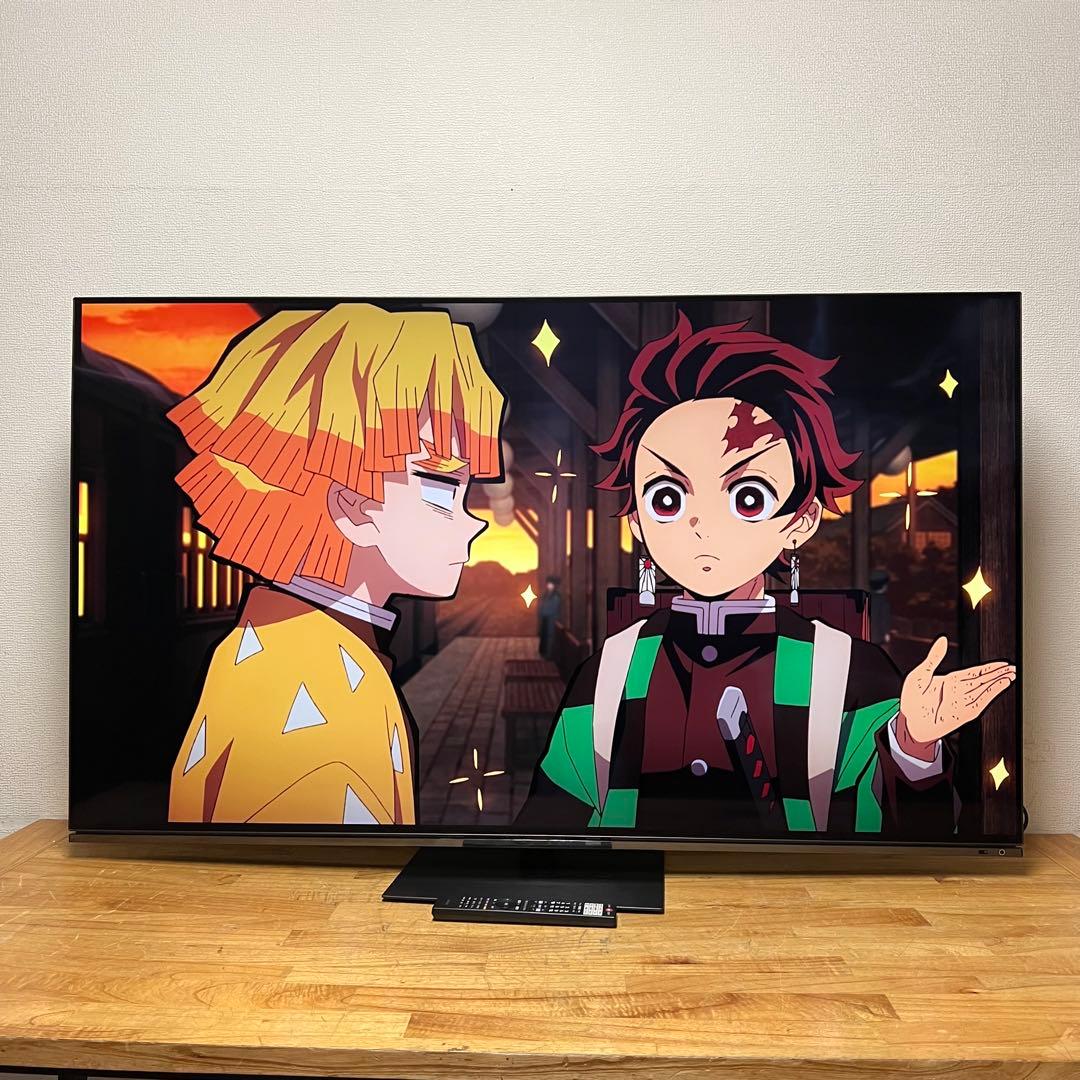 東芝 65V型4K有機ELテレビ REGZA スマートテレビ 65X8900N