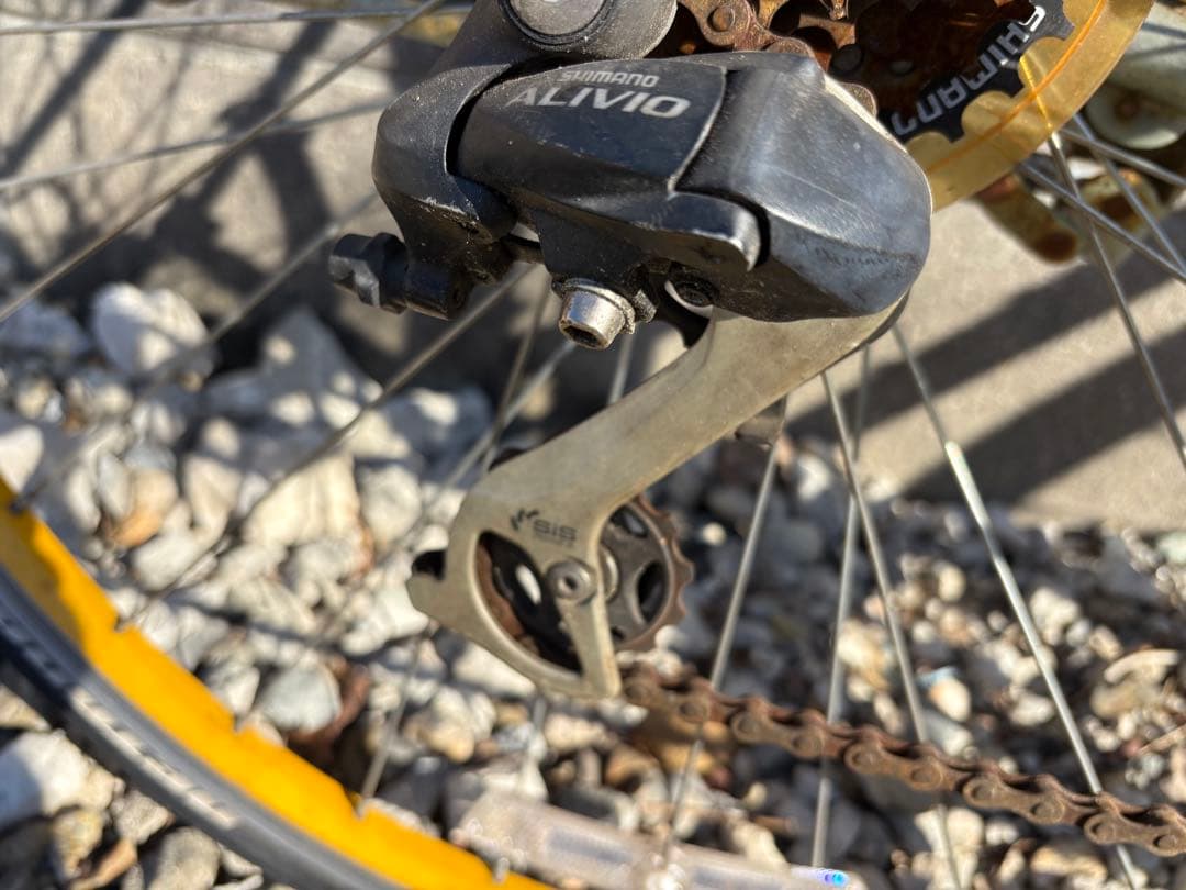 ヴィンテージ スポルティーフ 黄色｜SUNTOUR／SUGINO 現状