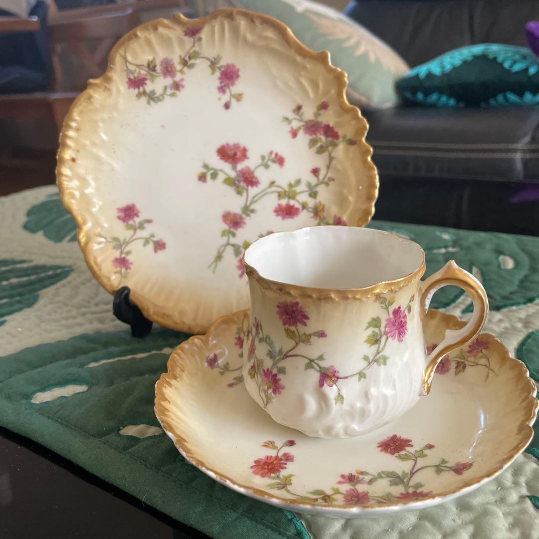 アンティーク　リモージュ　ティーセット