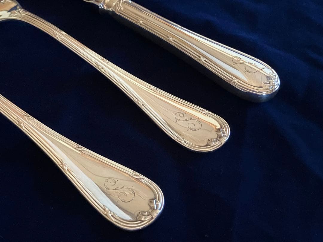 新品未使用　クリストフル　カトラリー　リュバン　特注品