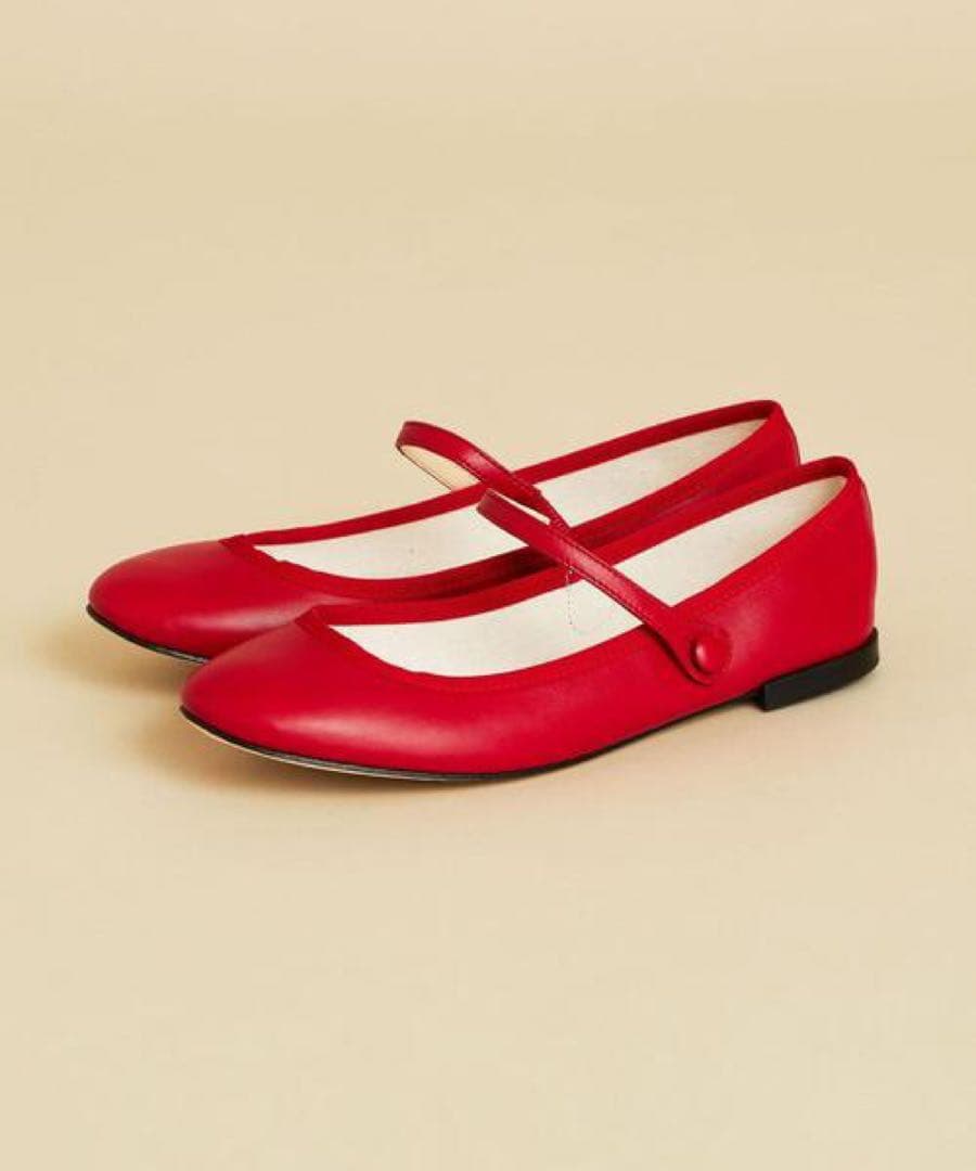 レペット repetto レザー メリージェーン レッド 36 新品未使用