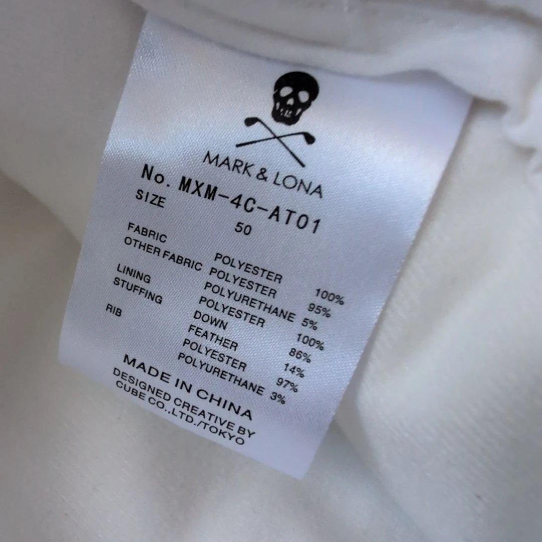 【極美品】マークアンドロナゴルフ　ダウンパンツ　裾リブ　冬　50