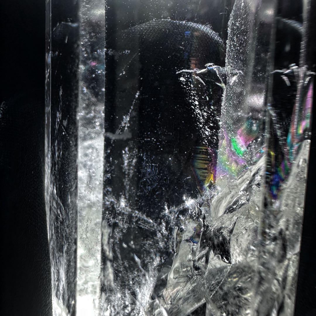 高透明度❗️レインボー☆ヒマラヤ ブルーエンジェルラダークォーツ六角柱A1156