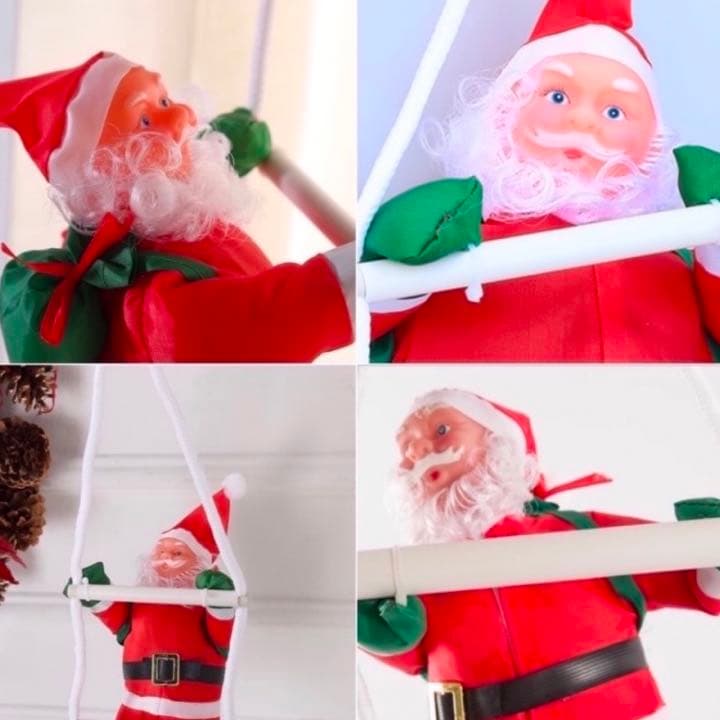 現品限り ❤️ クリスマス シンプル ツリー はしご サンタクロース Xmas