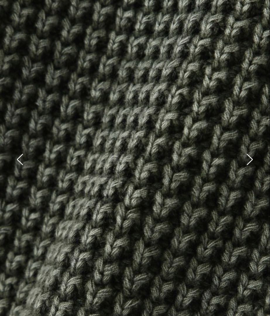 Schott ケーブルニットセーター S セージ