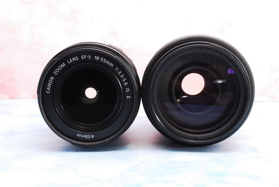 Canon Kiss X7★一眼レフカメラ★手ぶれ標準＆超望遠★バッグ付