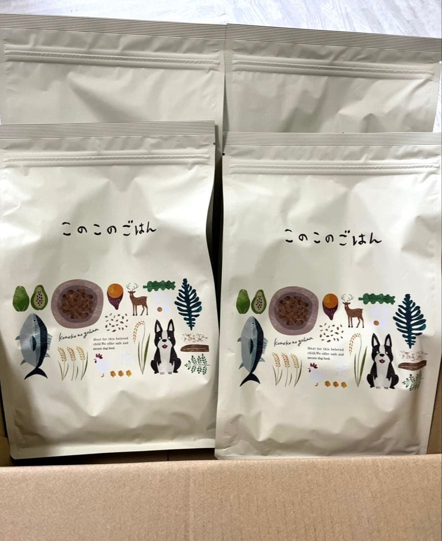 このこのごはん ・ドッグフード・4袋セット