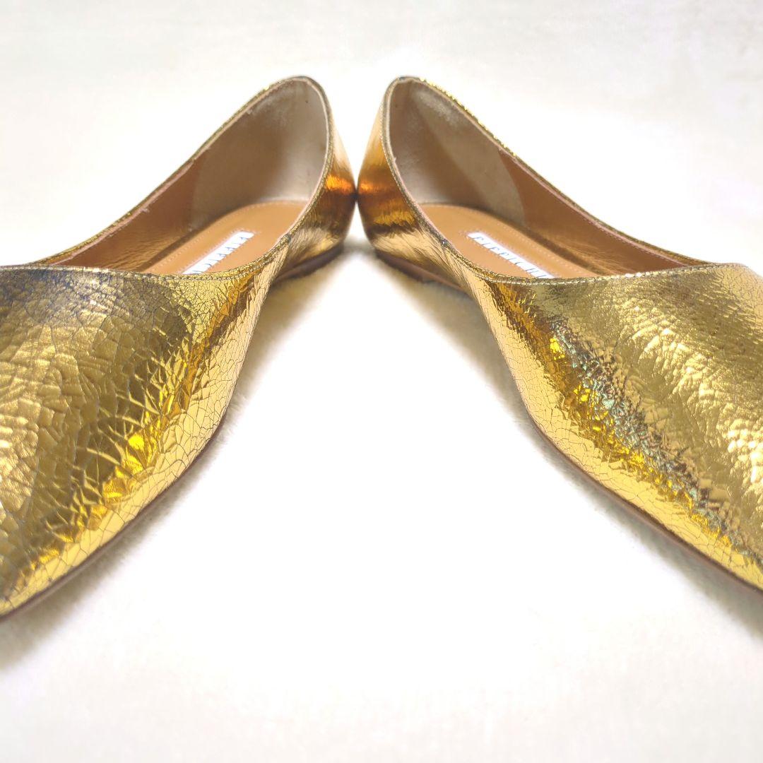 PIPPICHIC✨【美品】スクエアトゥ フラットシューズ　パンプス　23.5