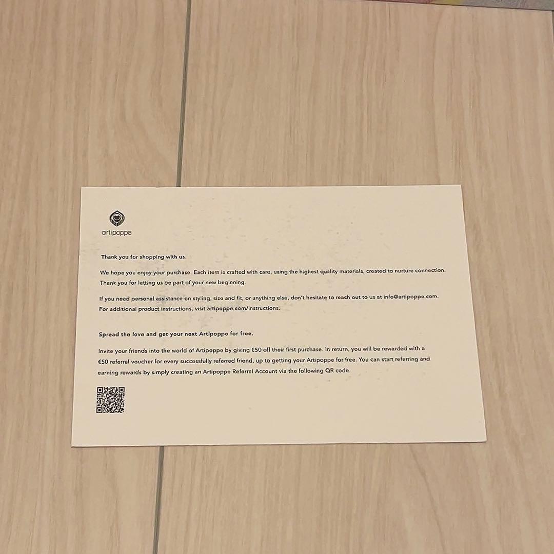 artipoppe アーディポッペ　ザイガイスト ツイードW 新品未使用タグ付き