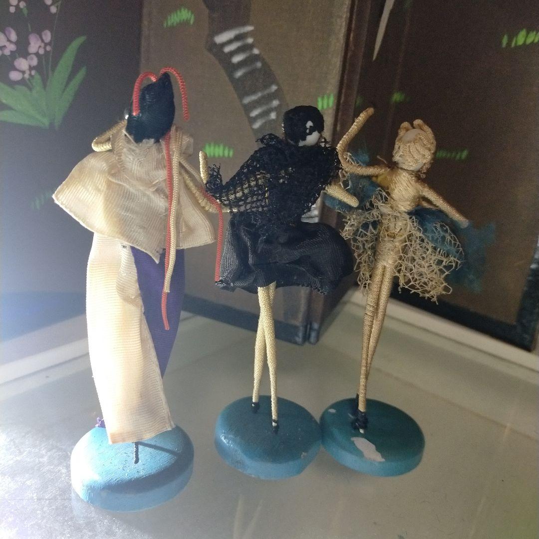 ビスクドール3体 昭和レトロ ビンテージ アンティーク モール人形